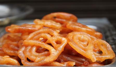 Jalebi with Rabri